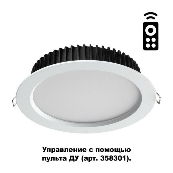 Точечный светильник светодиодный (LED) Novotech DRUM 358302