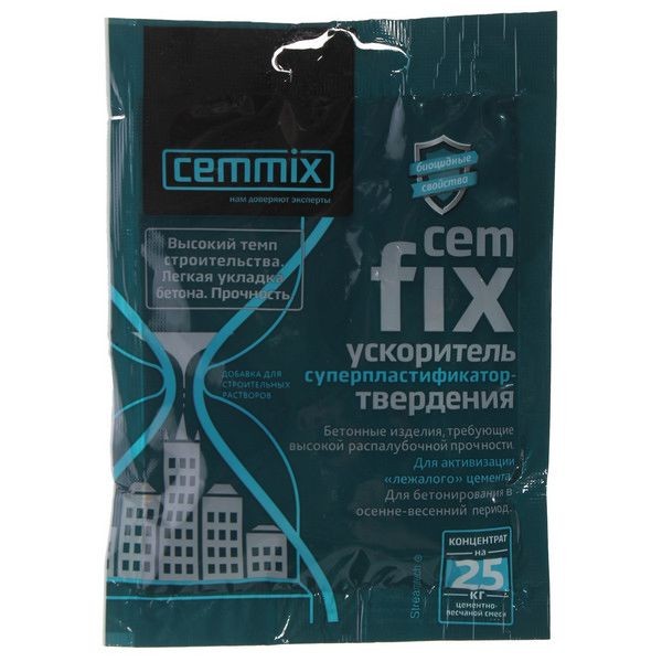 Ускоритель твердения CemFix, концентрат, саше