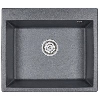 Кухонная мойка GRANULA кварцевая GR-6001 415*490 мм шварц