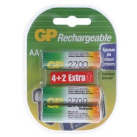 Аккумулятор GP Ni-Mh 270 AA HC 4/2, 6 шт.