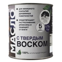 Масло с твердым воском Mighty Oak цвет белый 750 мл