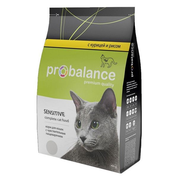 Сухой корм для кошек для красивой шерсти и здоровой кожи PROBALANCE Hair&Beauty 400 г