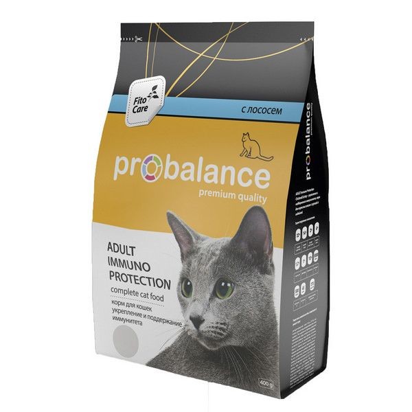 Сухой корм для кошек PROBALANCE Immuno Protection Курица Индейка 400 г