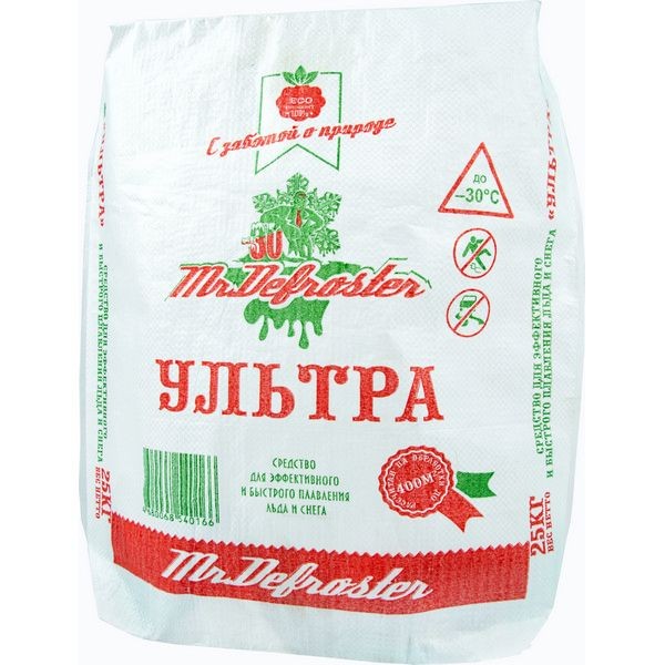 Средство для плавления льда Ультра 25 кг