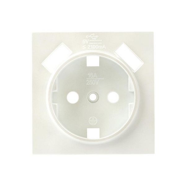 Лицевая панель для розетки EKF Валенсия PROxima ESR16-L-028-50-2USB