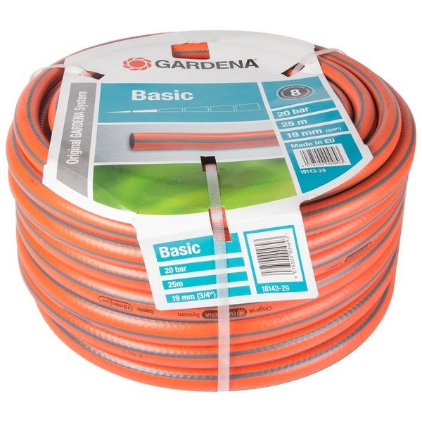 Шланг для полива Gardena Basic o19 мм 25 м, ПВХ