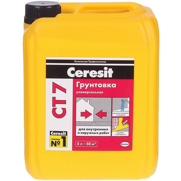 Грунтовка универсальная Ceresit CT7 5 л