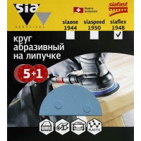 Круг абразивный для шлифмашин sia Abrasives sf6-150-6-180