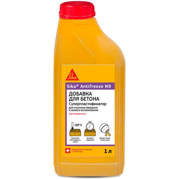 Добавка для бетона комплексная Sika Antifreeze N9 1 л