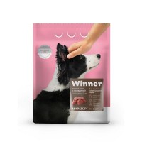 Сухой полнорационный корм для собак средних пород WINNER Говядина 3 кг