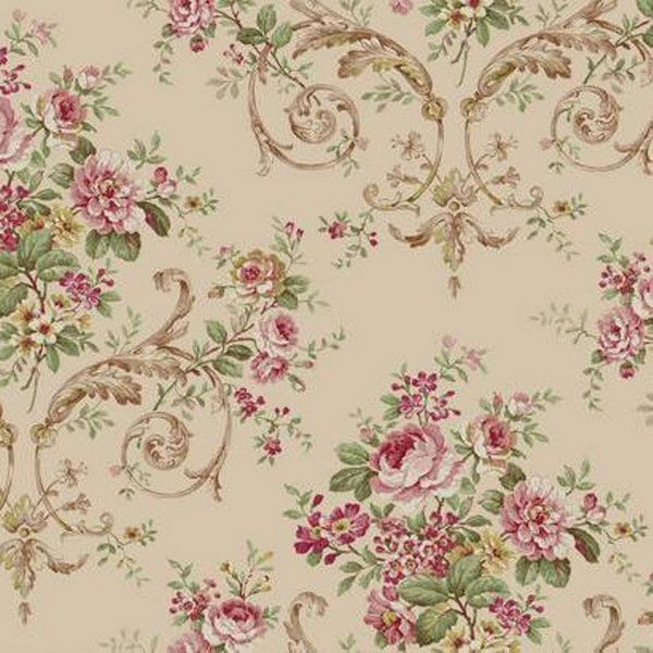 Обои бумажные Georgetown Designs Roses серые 0.70 м PN0404