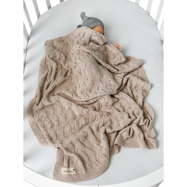 Плед AmaroBaby Pure Love Волна AMARO-62PLV-Ca, 75х105 см