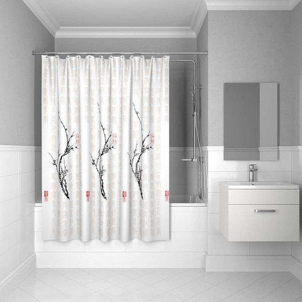 Шторка для ванной комнаты IDDIS Cherry Tree SCID100P