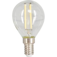 Лампа светодиодная филаментная Osram E14 220 В 5 Вт шар прозрачная 520 лм белый свет, для диммера