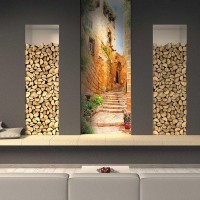 Фотообои Urban Style (Израильская улочка) US 115 100х270 см