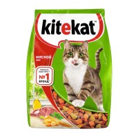 Сухой корм для кошек Kitekat мясной пир, 350г