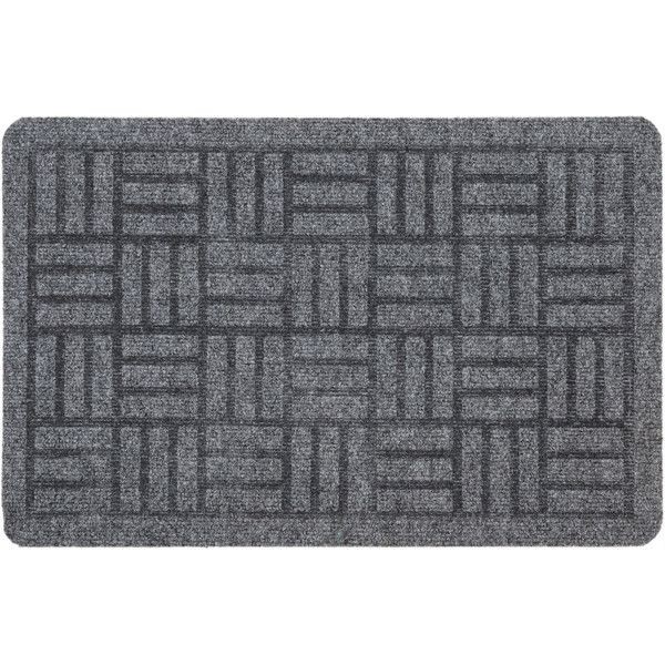 Коврик Thermoprint «Квадраты» 40x60 см, полипропилен, цвет серый