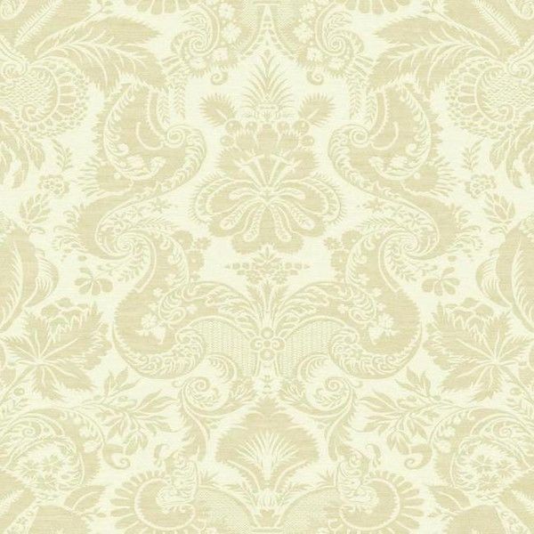 Обои бумажные York Wallcoverings Williamsburg бежевые WM2591 0.68 м