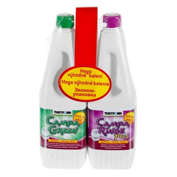 Набор жидкостей CampaGreen/Rinse, 2x1.5л
