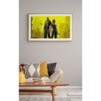 Плакат "34;Просто Постер "34; Cyberpunk 2077 - Джонни и Ви 90x120 в подарочном тубусе 971639749091