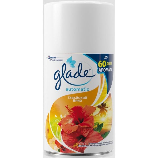 Освежитель воздуха автоматический Glade Automatic «Гавайский бриз» сменный блок