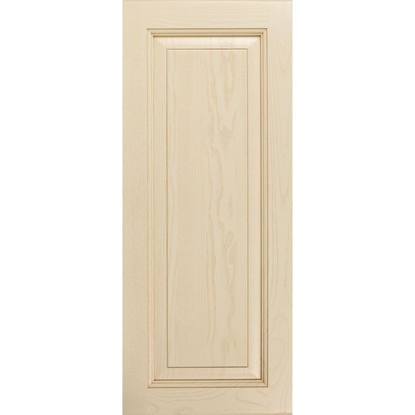 Дверь для шкафа Delinia ID «Невель» 45x103 см, массив ясеня, цвет кремовый