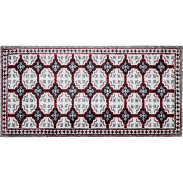 Коврик Soft «Следы» 50x100 см, полиамид на ТПР, цвет розовый