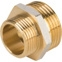 Ниппель переходной Equation, 1x3/4 "34;, никелированная латунь