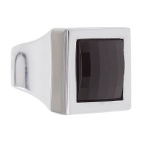 Ручка-кнопка Boyard RC425CP/CrBl.4 металл цвет глянцевый хром