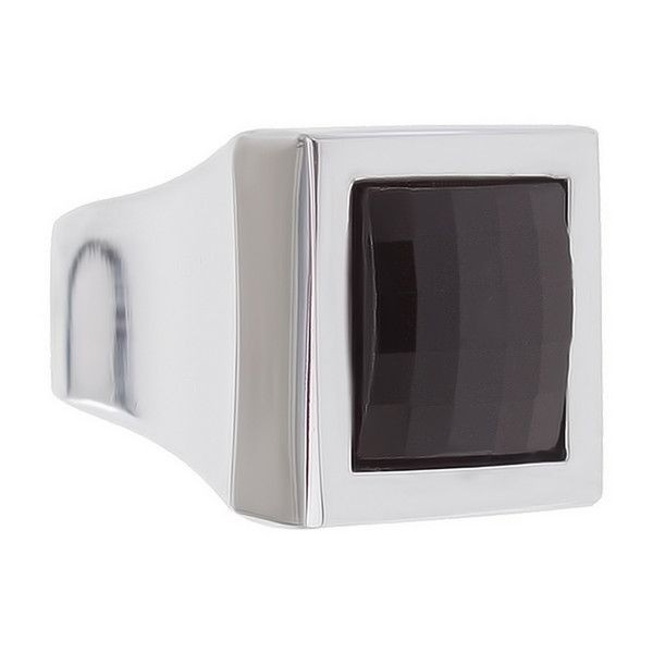 Ручка-кнопка Boyard RC425CP/CrBl.4 металл цвет глянцевый хром
