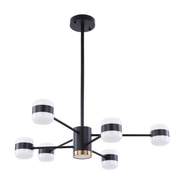 Люстра потолочная APL LED 3307.6296-6.BLACK