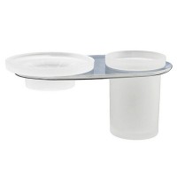 Держатель стакана для зубных щеток и мыльницы WasserKraft Kammel K-8326
