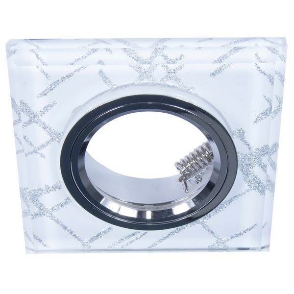 Светильник точечный встраиваемый Electrostandard 8361 MR16 WH/SL, белый/серебро под отверстие 6.5 см 2 м²