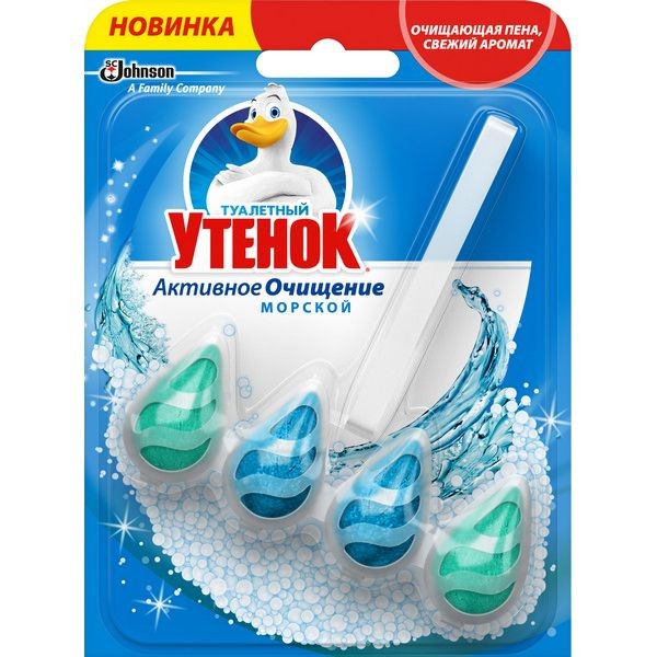 Подвесной блок для унитаза Туалетный утенок «Морской»