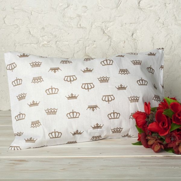 Наволочка AmaroBaby «Короны» 40x60 см, AMARO-5002-KB