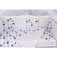 Комплект постельного белья AmaroBaby Baby Boom Космос в кроватку, бязь 3 предмета