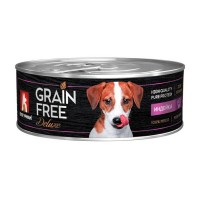 Влажный корм для собак ЗООГУРМАН «GRAIN FREE», Индейка, 100г