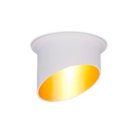 Светильник точечный встраиваемый Electrostandard 7005 MR16 WH/GD, белый/золото 3 м² под отверстие 60 мм