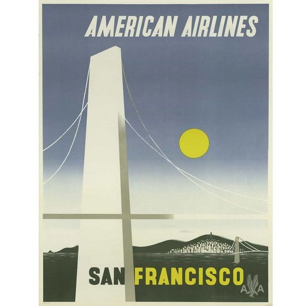 Постер Просто Постер American Airlines 40х50 см
