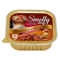 Влажный корм для собак СмоллиДог (Smolly dog), Говядина ассорти, 100г