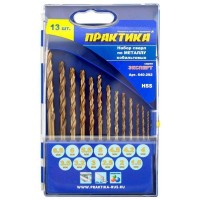 Набор сверл Практика Эксперт 640-292 по металлу, кобальтовые, 13 шт