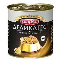 Влажный корм для собак «СпецМяс Деликатес», Рубец говяжий, 250г