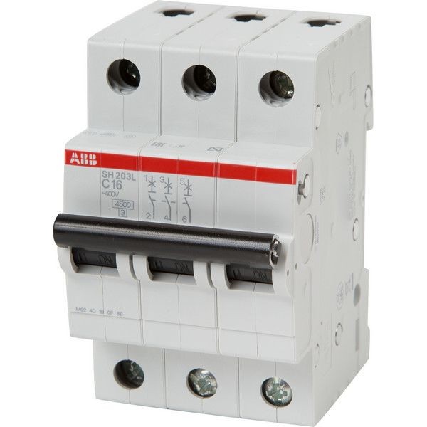 Выключатель автоматический ABB 3 полюса 16 А