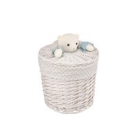 Корзина для хранения Natural House Медвежонок голубой EW-33 S, 30х30 см