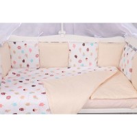 Комплект постельного белья AmaroBaby Baby Boom Эскимо в кроватку, бязь 3 предмета