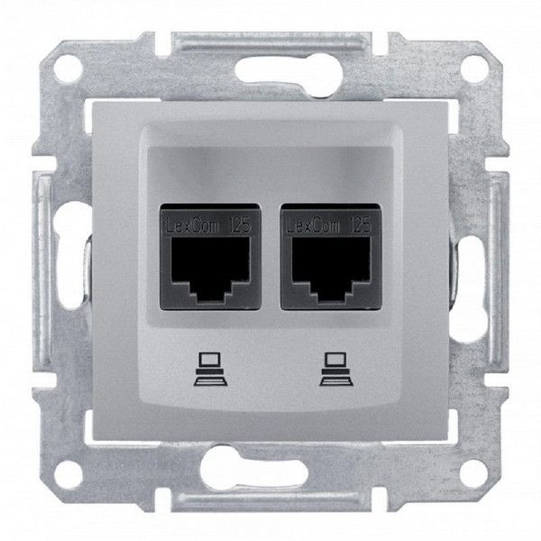 Розетка компьютерная Schneider Electric SEDNA SDN4400160