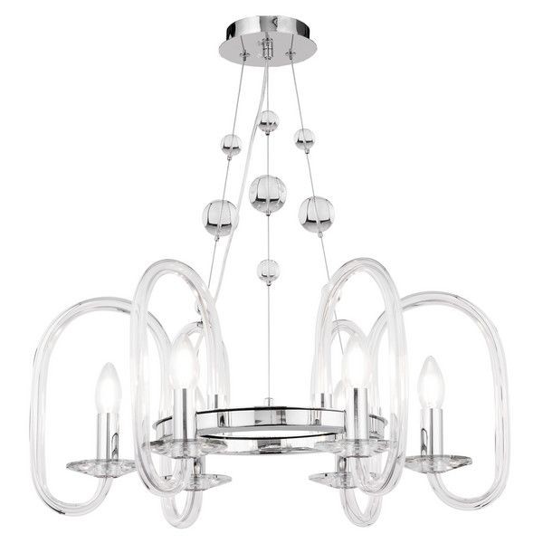 Люстра Maytoni Taro MOD026PL-06CH, E14 6 ламп 18 м²