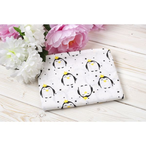 Простыня AmaroBaby Пингвины 125х75 см, бязь