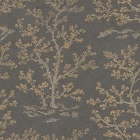 Обои бумажные York Wallcoverings Walt Disney Signature черные WD2950 0.68 м