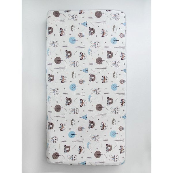 Простыня AmaroBaby Индейцы AMARO-5102-In, 75х125 см